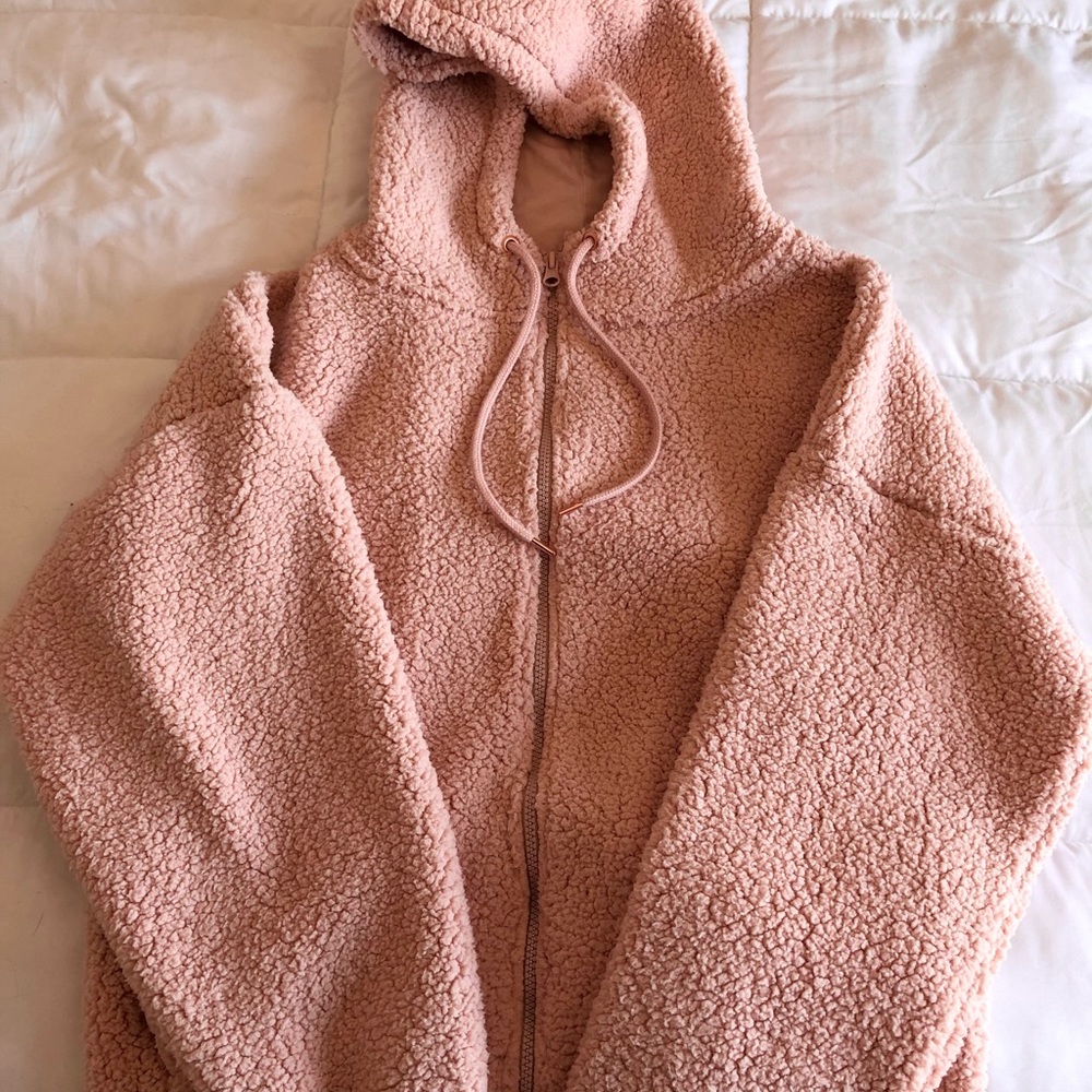 C9 by Champion Pink Hoodie Zip Up Sweater Jacket